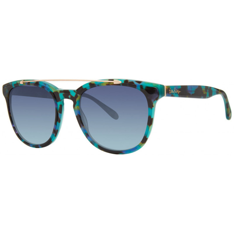 Eyeglasses Lilly Pulitzer Luni Teal Tortoise 52mm