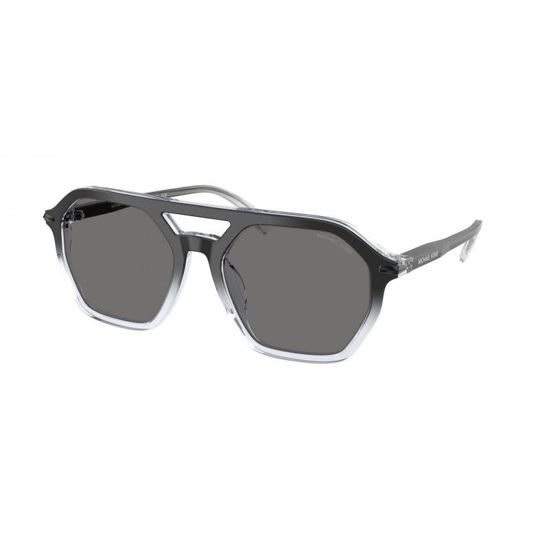 Sunglasses Michael Kors MK 2251 U 401381 Black Clear Gradient / Dark Grey Solid Polar Cr39 Polarized