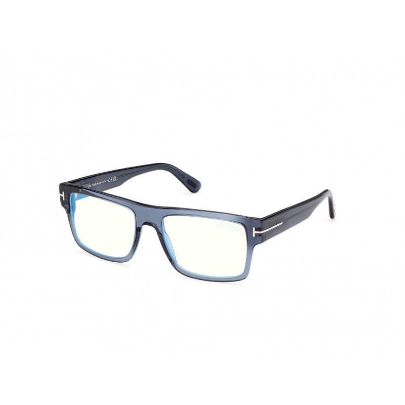 Eyeglasses Tom Ford FT 6168 -B 090 Shiny Blue / 55mm
