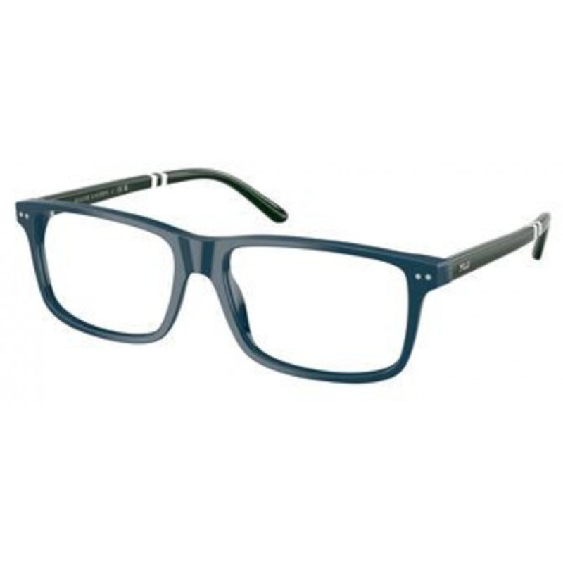 Eyeglasses Polo PH 2296 5465 Shiny Navy Blue / Demo Lens 55mm