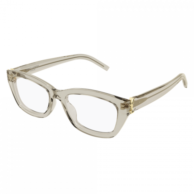 Eyeglasses Saint Laurent SL M 153 OPT- 004 Beige / Transparent 55mm