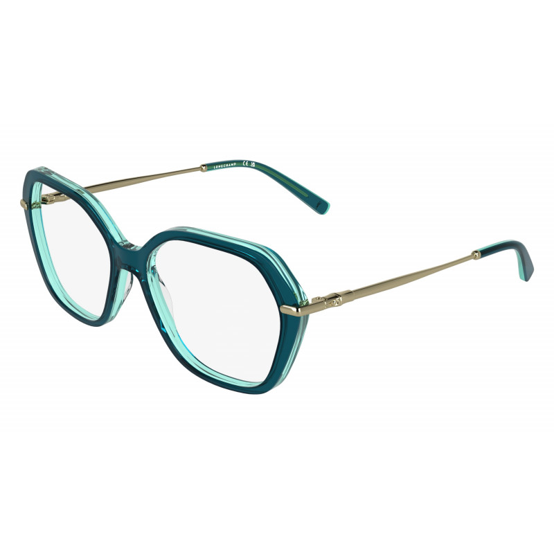 Eyeglasses LONGCHAMP LO 2800 435 Transparent Petrol/Azure 56mm