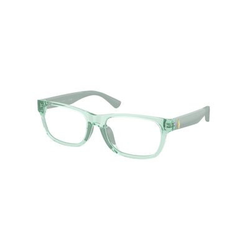 Eyeglasses Polo Prep PP 8555 U 6367 Shiny Transparent Light Green / Demo Lens 49mm