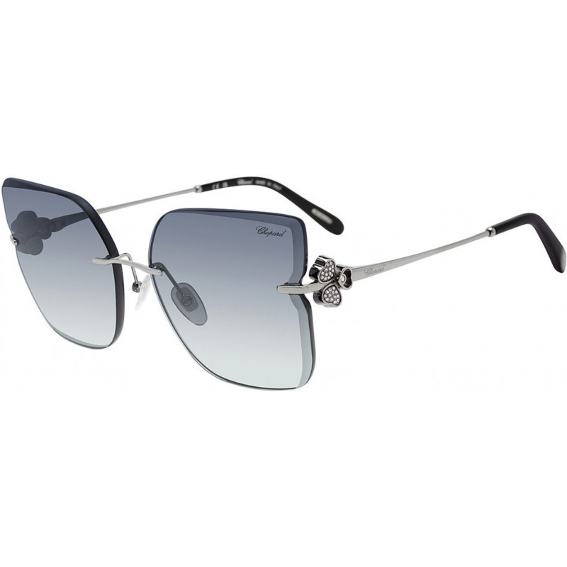 Sunglasses Chopard SCHL 91 S 0509 Total Shiny Ruthenium 62mm