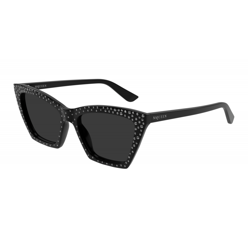 Sunglasses Alexander McQueen AM 0536 S- 005 Black / Grey 54mm