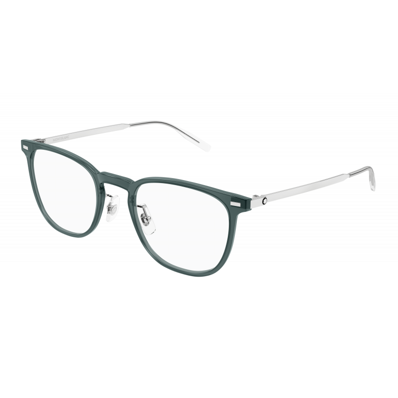 Eyeglasses Montblanc MB 0393 ON- 004 Grey / Transparent Silver 51mm
