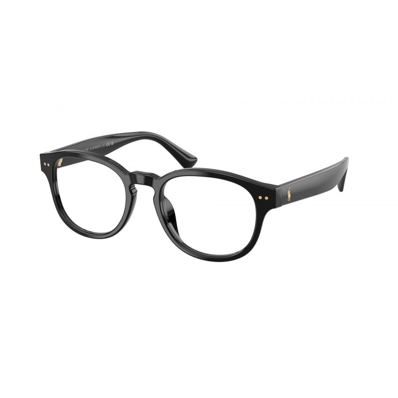 Eyeglasses Polo PH 2318 U 5001 Shiny Black Demo Lens 49mm