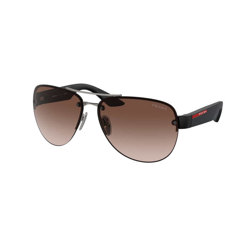 Sunglasses Prada Linea Rossa PS 55 YS 5AV02P Gunmetal Brown Gradient 64mm