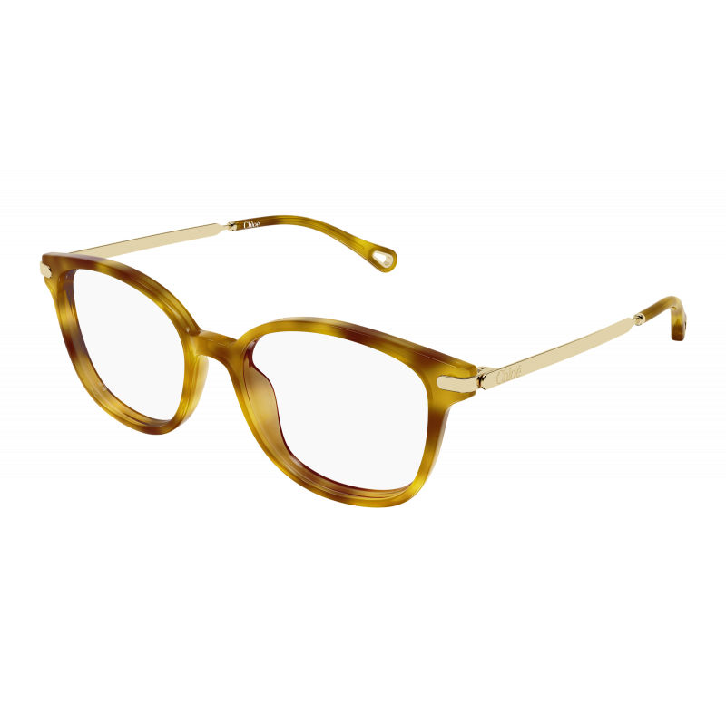 Eyeglasses Chloé CH 0359 O- 002 Havana / Transparent Gold 53mm