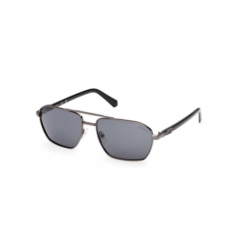 Sunglasses Guess GU 00301 08D Shiny Gunmetal Black 59mm