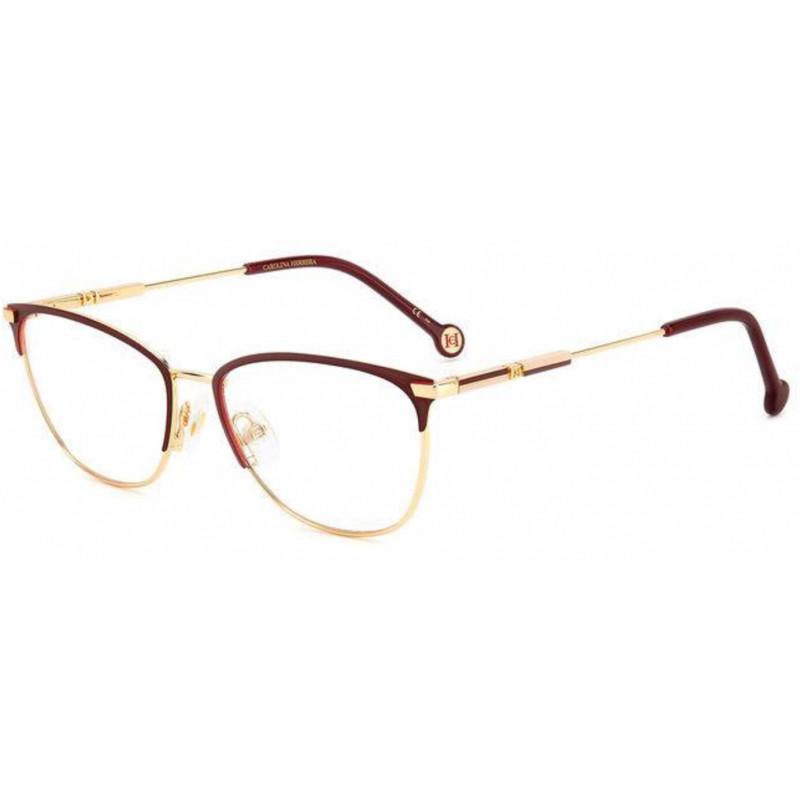 Eyeglasses Carolina Herrera HER 0161 NOA Gold Burgundy 56mm