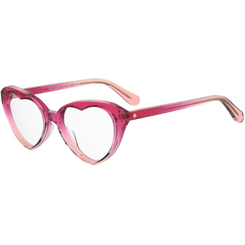 Eyeglasses Kate Spade PIXIE 2LN Burgundy Pink 47mm