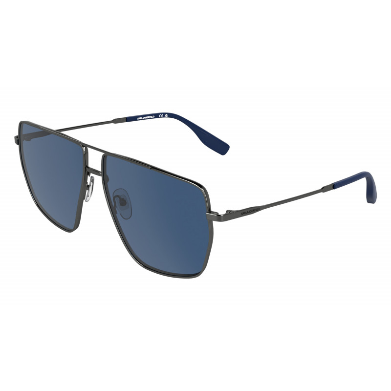 Sunglasses KARL LAGERFELD KL 370 S 015 Dark Gun 62mm