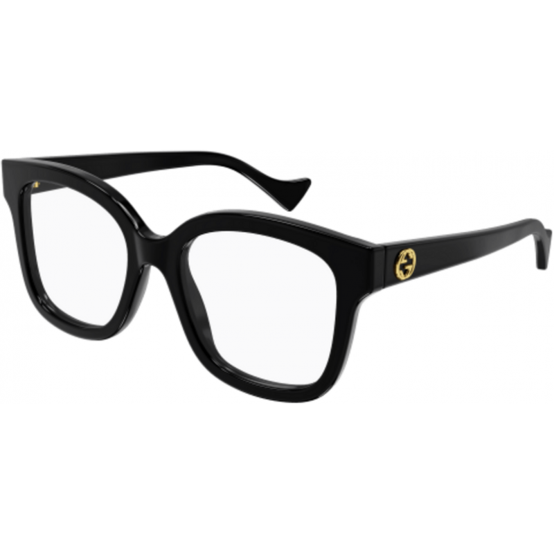 Eyeglasses Gucci GG 1258 O- 004 Black / Transparent 53mm