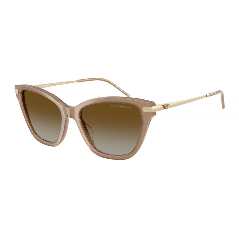 Sunglasses Emporio Armani EA 4251 6263T5 Shiny Opal Tundra / Gradient Brown Polar Cr39 Polarized