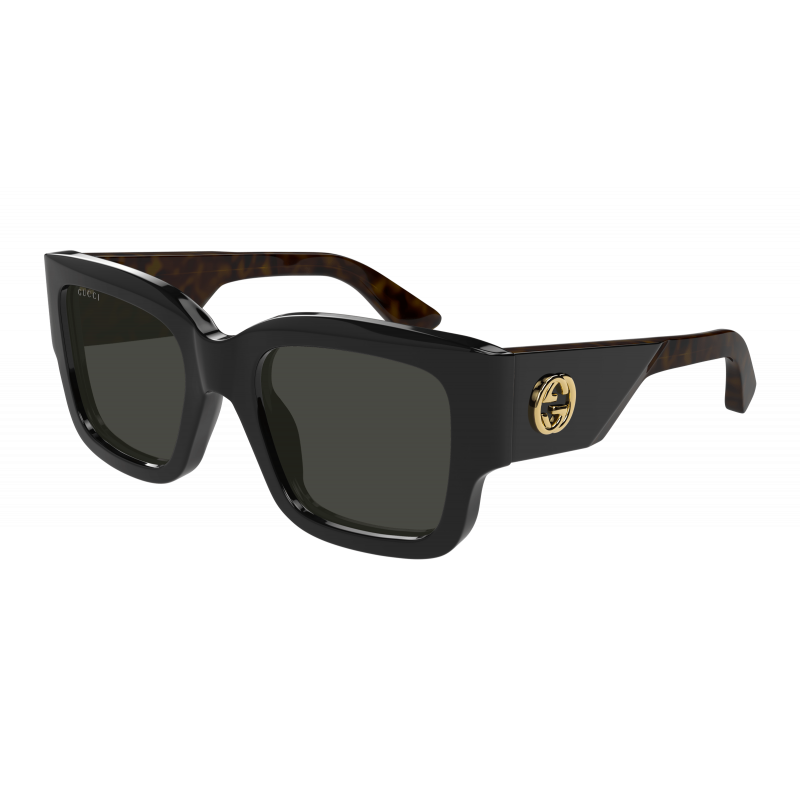 Sunglasses Gucci GG 1663 S- 001 Black / Grey Havana 52mm