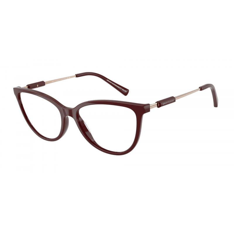 Eyeglasses Armani Exchange AX 3128 F 8383 Shiny Bordeaux / Demo Lens 54mm
