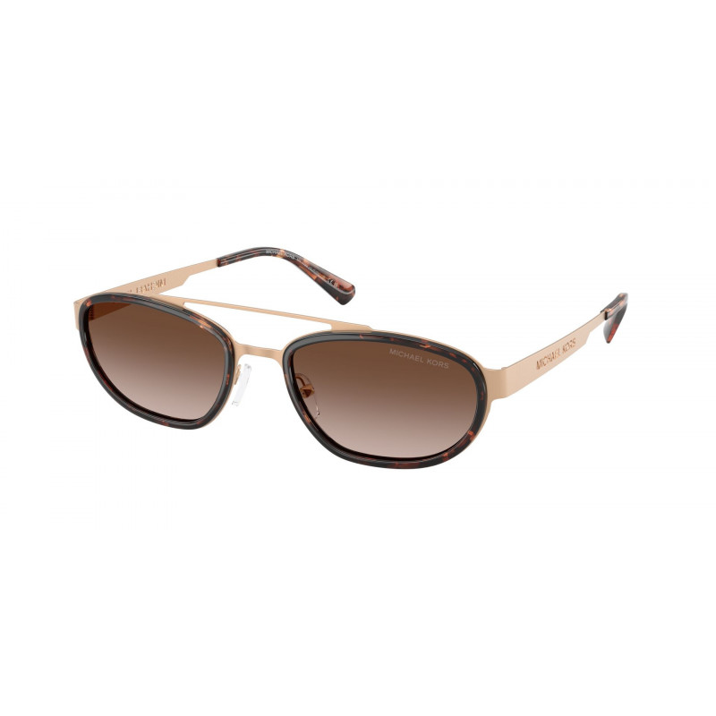 Sunglasses Michael Kors MK 1189 189913 Beige Gold Matte / Smoke Gradient Polyamide Standard 55mm