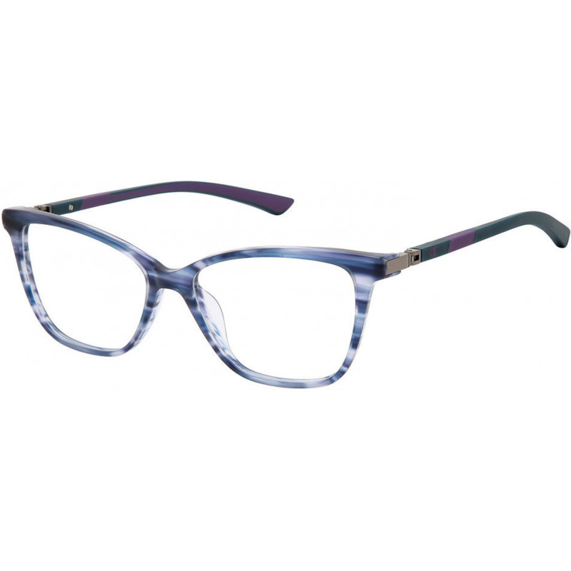 Eyeglasses Champion ZOE C03 Navy Teal Horn 53mm