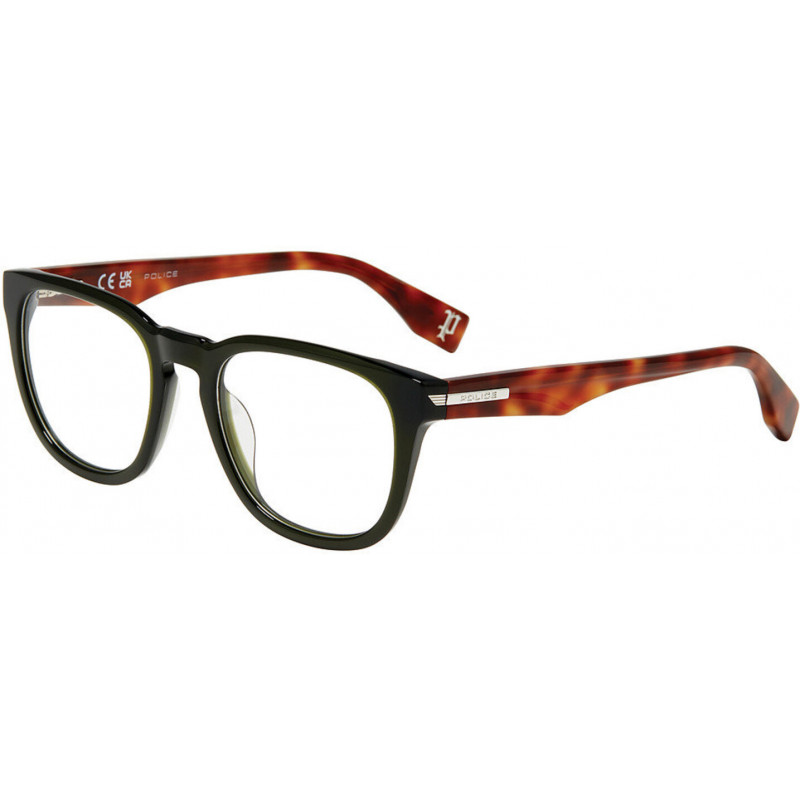 Sunglasses Police VPLU 56 09gt Shiny Opal Green 52mm