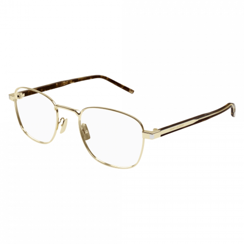 Eyeglasses Saint Laurent SL 699 - 006 Gold / Transparent Crystal 53mm