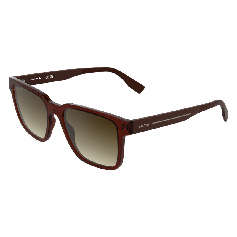 Sunglasses LACOSTE L 6101 S 204 Transparent Dark Brick 55mm