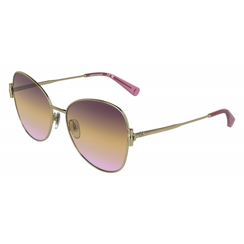 Sunglasses LONGCHAMP LO 196 S 724 Gold/Triple Gradient Purple Or 58mm