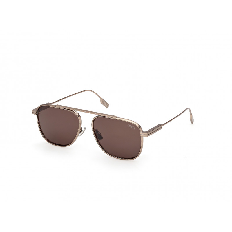 Sunglasses Zegna EZ 0291 35E Matte Light Brown / 57mm