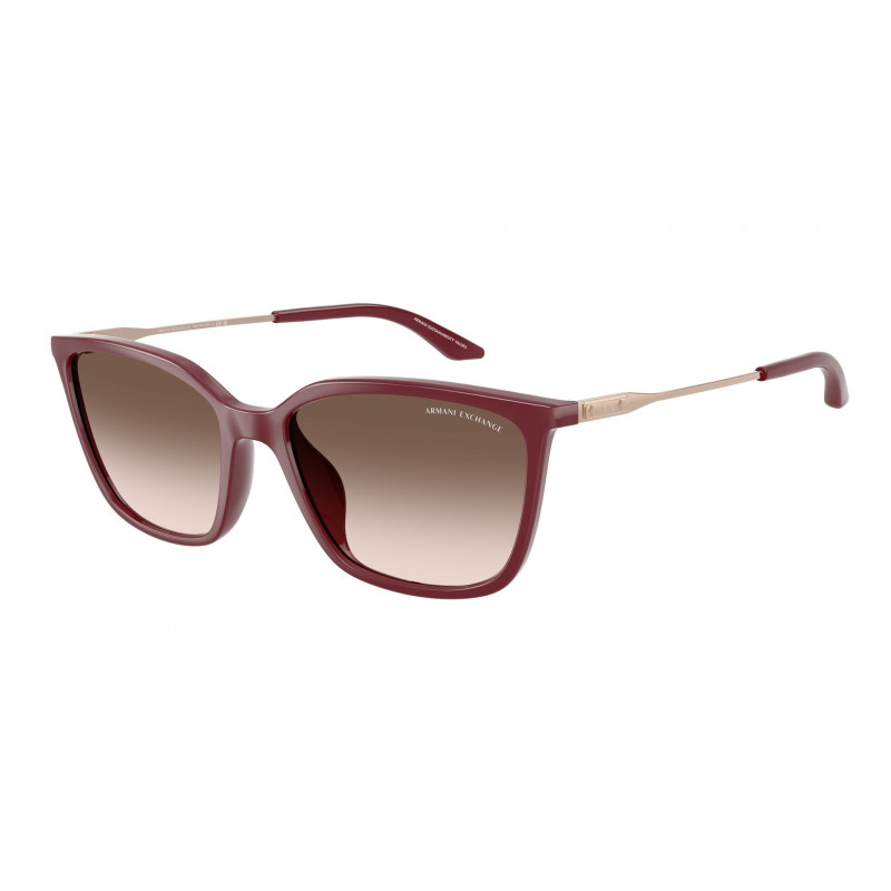 Sunglasses Armani Exchange AX 4171 SU 83873B Shiny Bordeaux / Pink Gradient Dark Grey Polyamide Standard 55mm