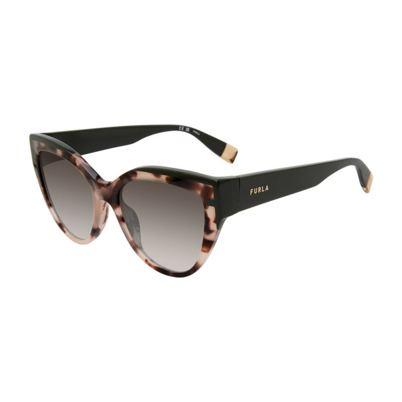 Sunglasses Furla SFU 694 0agk Pink/Brown Havan 55mm