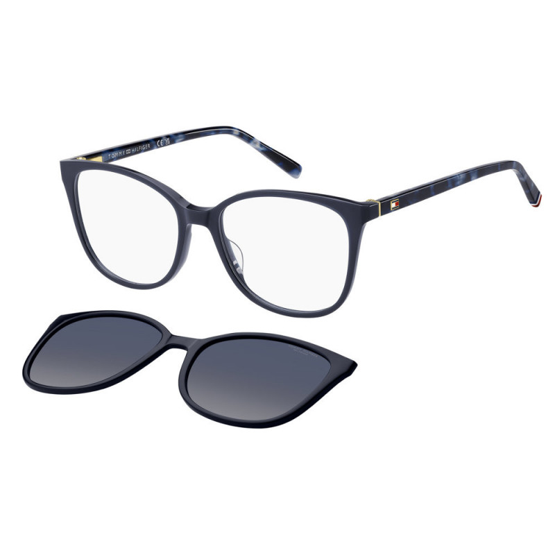 Eyeglasses Tommy Hilfiger TH 2294 /C PJPZ7 Z7 Blue Shaded Polarized 52mm
