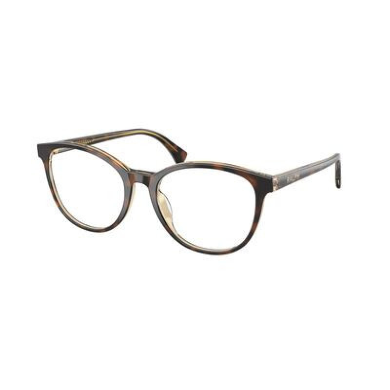 Eyeglasses Ralph RA 7188 U 6294 Dark Havana On Transparent / Demo 52mm
