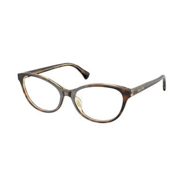 Eyeglasses Ralph RA 7186 U 6294 Dark Tortoise On Transparent / Demo 53mm