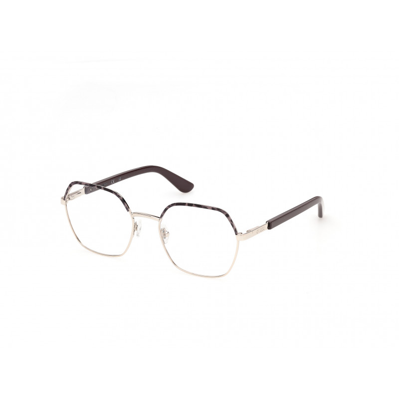 Eyeglasses Guess GU 50443 050 Animal/Monocolor / Shiny Dark Brown 55mm