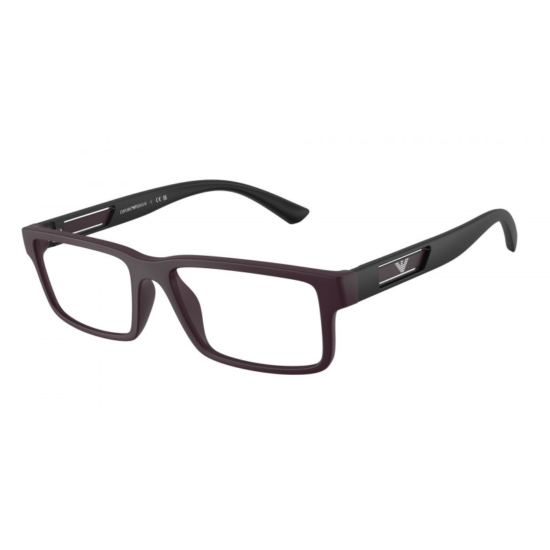 Eyeglasses Emporio Armani EA 3278 6371 Matte Plum / Demo Lens 53mm