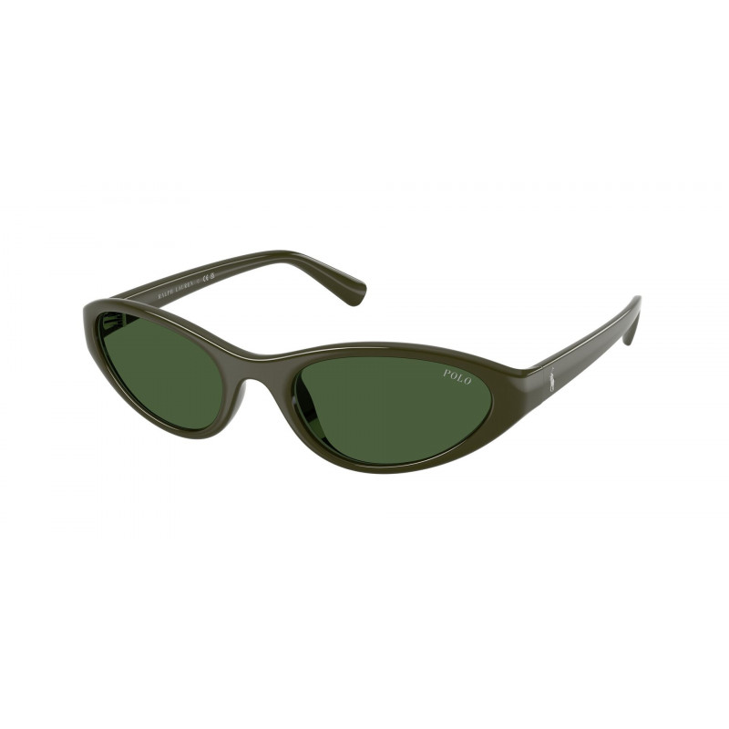 Sunglasses Polo PH 4248 U 586171 Shiny Green Olive / Bottle Policarbonate Standard 55mm