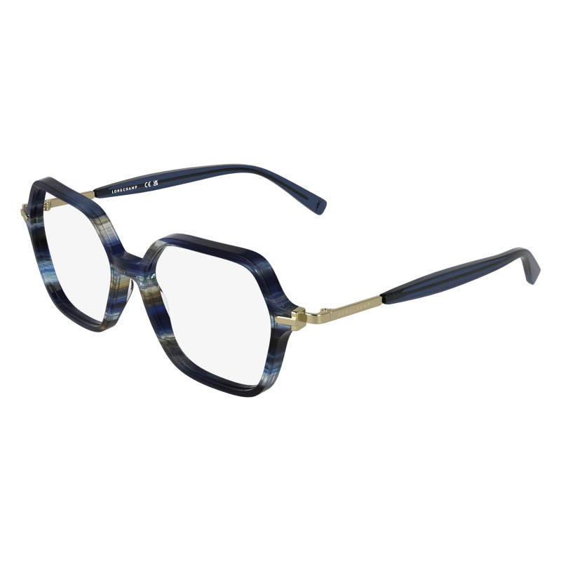 Eyeglasses LONGCHAMP LO 2782 407 Striped Blue 53mm
