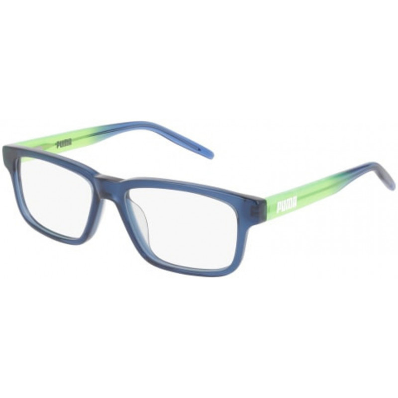 Eyeglasses Puma PJ 0046 O- 003 Blue / Transparent Green