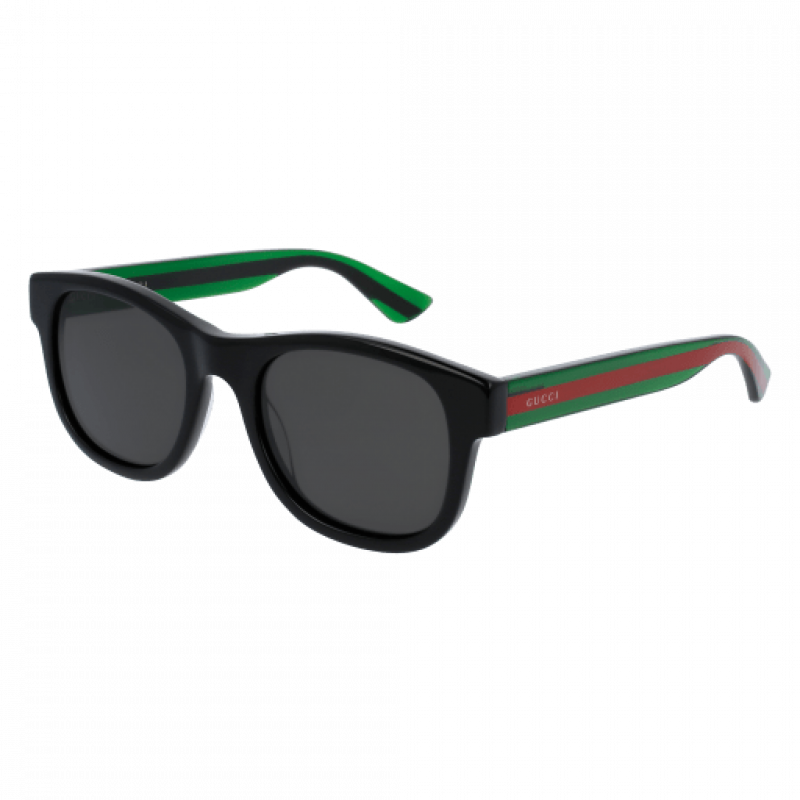 Sunglasses Gucci GG 0003 SN- 006 Black / Grey Green 52mm