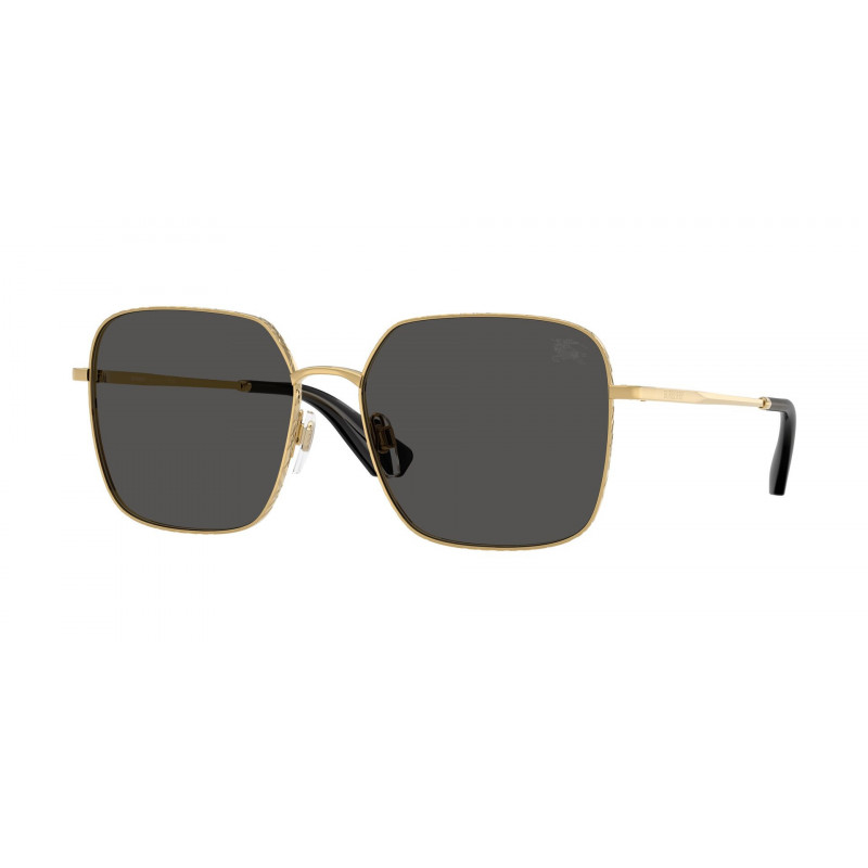 Sunglasses Burberry BE 3180 101787 Gold / Dark Grey Polyamide Standard 57mm