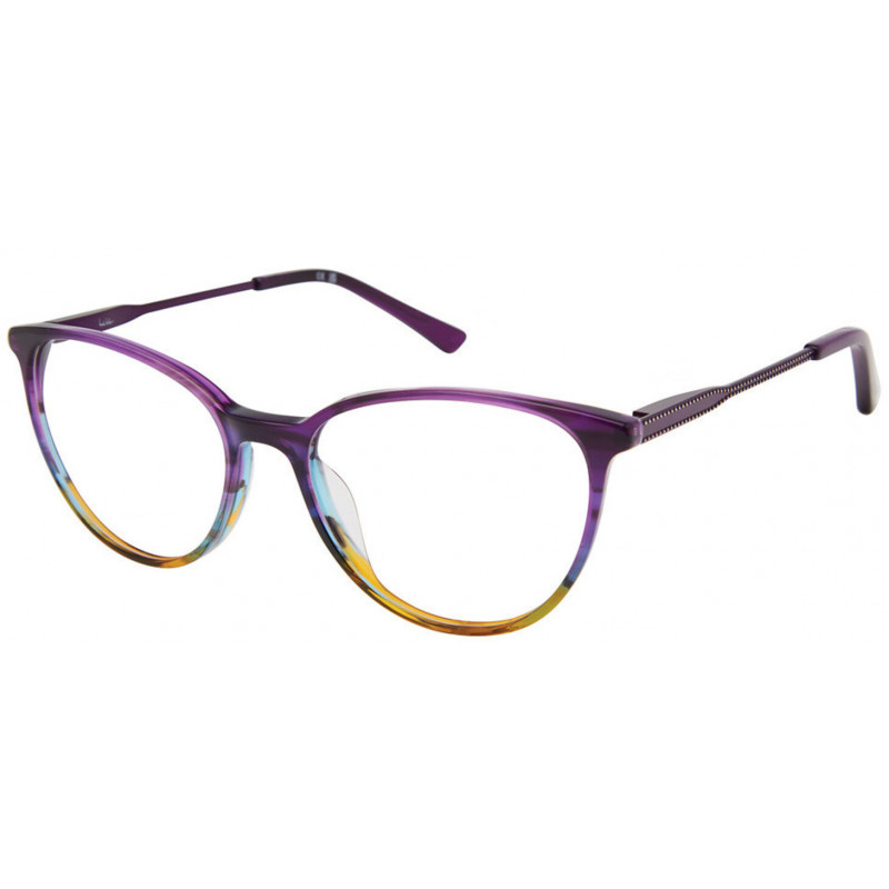 Eyeglasses Nicole Miller PALAIS C02 Purple Grain 51mm