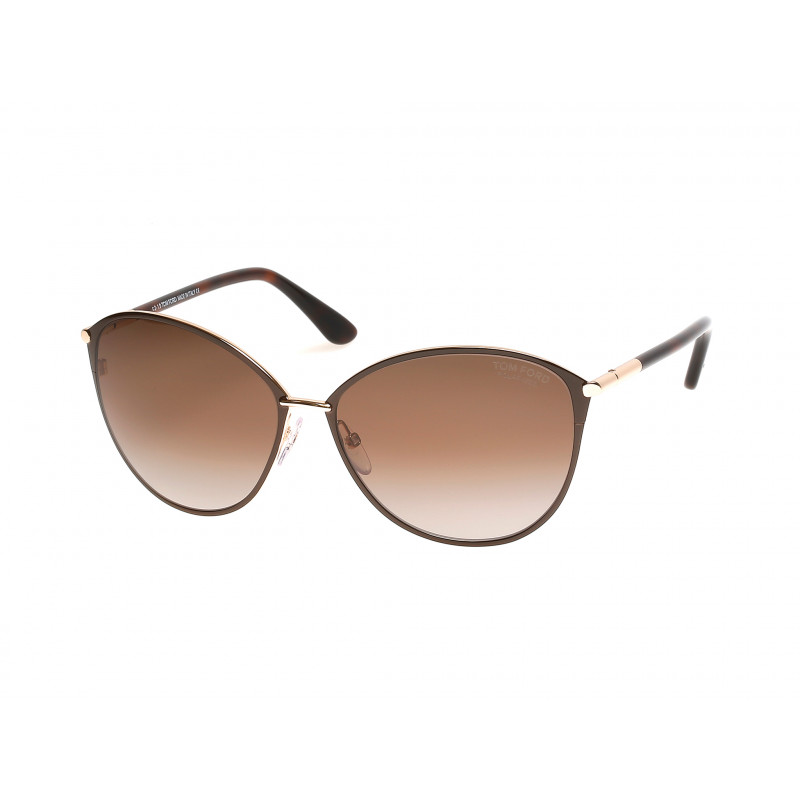 Sunglasses Tom Ford FT 0320 28H Shiny Rose Gold / Dark Havana 59mm