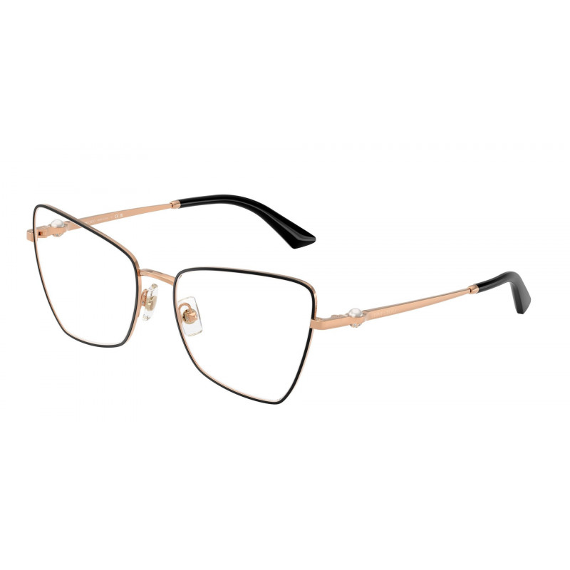 Eyeglasses Jimmy Choo JC 2010 HB 3022 Rose Gold/Black / Demo Lens