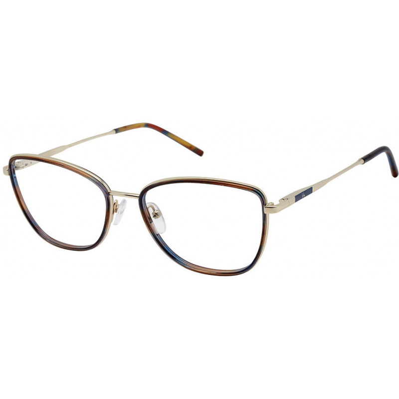 Eyeglasses Nicole Miller TORINO C03 Gold / Blue 57mm