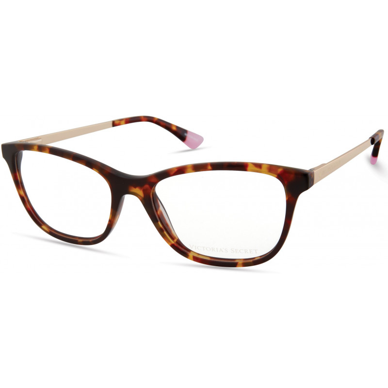 Eyeglasses Victoria's Secret VS 5023 052 Dark Tortoise W/ Gold Star On Temple Tips