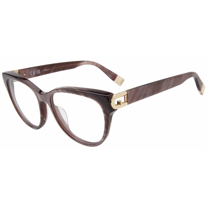 Sunglasses Furla VFU 827 0915 Shiny Pearly Violet