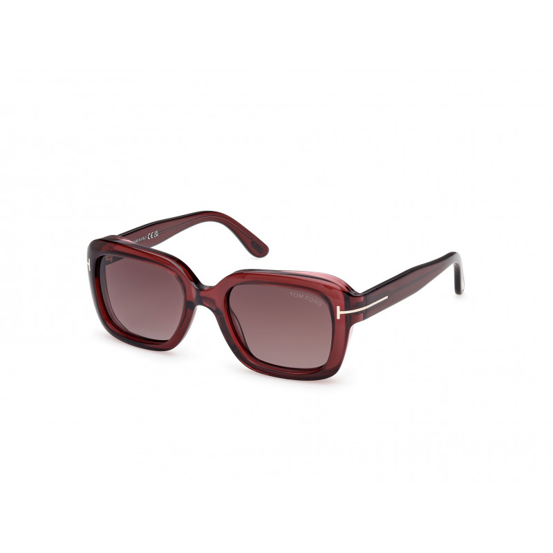 Sunglasses Tom Ford FT 1283 69T Shiny Bordeaux / 52mm