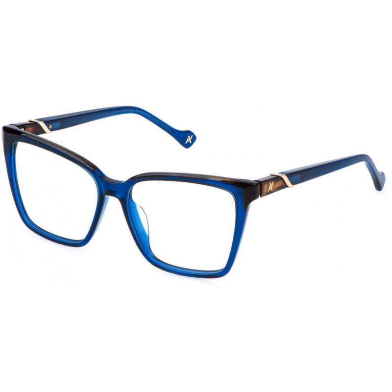 Sunglasses Yalea VYA 185 0agq Shiny Transparent Blue