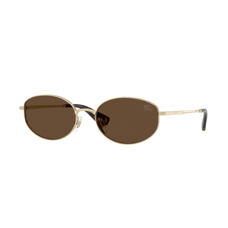 Sunglasses Burberry BE 3169 110973 Light Gold / Dark Brown Polyamide Standard 55mm