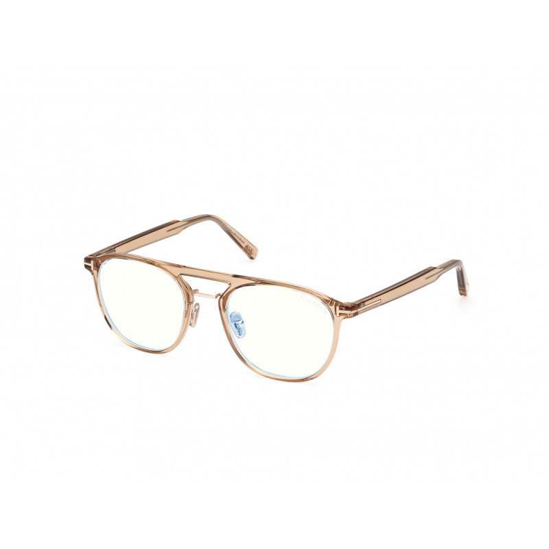 Eyeglasses Tom Ford FT 5982 -B 045 Shiny Light Brown / 52mm